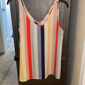 Tribal Vertical Stripe Swing Tank
